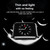 T2 1.3 inches TFT IPS Color Screen Smart Bracelet IP67 Waterproof, Support Call Reminder /Heart Rate Monitoring /Sleep Monitoring /Sedentary Reminder /Blood Pressure Monitoring /Blood Oxygen Monitoring (Black)