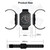 T2 1.3 inches TFT IPS Color Screen Smart Bracelet IP67 Waterproof, Support Call Reminder /Heart Rate Monitoring /Sleep Monitoring /Sedentary Reminder /Blood Pressure Monitoring /Blood Oxygen Monitoring (Black)