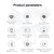T2 1.3 inches TFT IPS Color Screen Smart Bracelet IP67 Waterproof, Support Call Reminder /Heart Rate Monitoring /Sleep Monitoring /Sedentary Reminder /Blood Pressure Monitoring /Blood Oxygen Monitoring (Black)