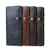 For Galaxy Note 8 Denior Oil Wax Cowhide Magnetic Button Horizontal Flip Leather Case with Card Slots & Wallet(Dark Blue)