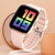 G12 1.7 inch IPS Screen Smart Watch, Support Bluetooth Calling / Body Temperature Monitoring (Pink)