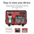 For DJI Mini 3 / Mini 3 Pro / RC / RC-N1 STARTRC ABS Waterproof Shockproof Suitcase Storage Box (Black)