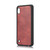 DG.MING Crazy Horse Texture Flip Detachable Magnetic Leather Case with Holder & Card Slots & Wallet for Galaxy A10(Red)