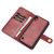 DG.MING Crazy Horse Texture Flip Detachable Magnetic Leather Case with Holder & Card Slots & Wallet for Galaxy A10(Red)