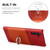 Fierre Shann Oil Wax Texture Genuine Leather Back Cover Case with 360 Degree Rotation Holder & Card Slot for Galaxy Note 10(Red) Fierre Shann Oil Wax Texture Genuine Leather Back Cover Case with 360 Degree Rotation Holder & Card Slot for Galaxy Note 10(Red)