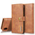 DG.MING Crazy Horse Texture Flip Detachable Magnetic Leather Case with Holder & Card Slots & Wallet for Galaxy A10(Brown)