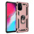 For Galaxy S20+ Shockproof TPU + PC Protective Case with 360 Degree Rotating Holder(Rose Gold)