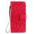 For Galaxy A51 Sun Print Horizontal Flip Protective Case with Holder & Card Slots & Wallet(Red)
