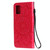 For Galaxy A51 Sun Print Horizontal Flip Protective Case with Holder & Card Slots & Wallet(Red)