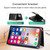 For iPhone 11 Square Zipper Wallet Bag TPU+PU Back Cover Case with Holder & Card Slots & Wallet & Cross-body Strap (Black)