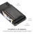 For iPhone XS Max Square Zipper Wallet Bag TPU+PU Back Cover Case with Holder & Card Slots & Wallet & Cross-body Strap(Black)