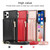 For iPhone 11 Pro Max Square Zipper Wallet Bag TPU+PU Back Cover Case with Holder & Card Slots & Wallet & Cross-body Strap (Black)