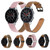 For Samsung Galaxy Watch 3 45mm Round Tail Leather Watch Band(Black)