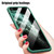 For iPhone 11 Pro Double-sided Plastic Glass Protective Case (Dark Green)