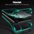 For iPhone 11 Pro Double-sided Plastic Glass Protective Case (Dark Green)