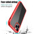 For iPhone 11 Pro Max Double-sided Plastic Glass Protective Case (Red)