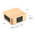 Q1A Bluetooth 4.2 Mini Wooden Double Horns Bluetooth Speaker(Walnut Texture)