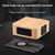 Q1A Bluetooth 4.2 Mini Wooden Double Horns Bluetooth Speaker(Walnut Texture)