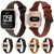 For Fitbit Versa Crazy Horse Texture Genuine Leather  Watch Band(Light Brown)
