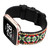 For Fitbit Versa Ethnic Style Genuine Leather  Watch Band(Colorful)