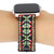 For Fitbit Versa Ethnic Style Genuine Leather  Watch Band(Colorful)