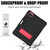 For iPad Pro 12.9 inch (2018/2020) Contrast Color Robot Shockproof Silicone + PC Protective Tablet Case with Holder(Black Red)