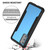 For Samsung Galaxy S20 Ultra iPAKY Thunder Series Aluminum Frame + TPU Bumper + Clear PC Shockproof Case(Black)