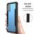 For Samsung Galaxy S20 Ultra iPAKY Thunder Series Aluminum Frame + TPU Bumper + Clear PC Shockproof Case(Black)