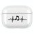 For AirPods Pro Stick Figure Mapping Transparent Earphone Protective Case(Musical Note)