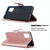 For Galaxy A51 Litchi Texture Pure Color Horizontal Flip PU Leather Case with Holder & Card Slots & Wallet & Lanyard(Rose Gold)