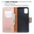 For Galaxy A51 Litchi Texture Pure Color Horizontal Flip PU Leather Case with Holder & Card Slots & Wallet & Lanyard(Rose Gold)