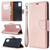 For Galaxy A51 Litchi Texture Pure Color Horizontal Flip PU Leather Case with Holder & Card Slots & Wallet & Lanyard(Rose Gold)