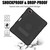 For iPad Pro 12.9 inch (2020) Contrast Color Robot Shockproof Silicone + PC Protective Tablet Case with Holder(Black)
