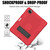 For iPad Pro 12.9 inch (2020) Contrast Color Robot Shockproof Silicone + PC Protective Tablet Case with Holder(Red Black)