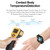 T88 1.28 inch TFT Color Screen IP67 Waterproof Smart Watch, Support Body Temperature Monitoring / Sleep Monitoring / Heart Rate Monitoring(Grey)