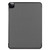 For iPad Pro 12.9 2022 / 2021 Custer Texture Horizontal Flip PU Leather Tablet Case with Three-folding Holder & Sleep / Wake-up Function(Grey)