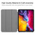 For iPad Pro 11 2022 / 2021 Colored Drawing Horizontal Flip PC + PU Leather Tablet Case with Three-folding Holder & Sleep / Wake-up Function(Starry Sky)