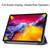 For iPad Pro 11 2022 / 2021 Colored Drawing Horizontal Flip PC + PU Leather Tablet Case with Three-folding Holder & Sleep / Wake-up Function(Starry Sky)