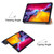 For iPad Pro 11 2022 / 2021 Colored Drawing Horizontal Flip PC + PU Leather Tablet Case with Three-folding Holder & Sleep / Wake-up Function(Starry Sky)