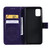 For Galaxy A51 Sun Print Horizontal Flip Protective Case with Holder & Card Slots & Wallet(Purple)