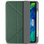 For iPad Pro 12.9 2022 / 2021 / 2020 Mutural Multi-fold Smart Leather Tablet Case(Dark Green)