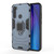 For Xiaomi Redmi Note 8T Shockproof PC + TPU Protective Case with Magnetic Ring Holder(Navy Blue)
