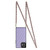 For iPhone 12 mini Elegant Rhombic Pattern Microfiber Leather +TPU Shockproof Case with Crossbody Strap Chain (Purple)