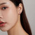S925 Sterling Silver Christmas Cane Ear Studs Women Earrings(Silver) S925 Sterling Silver Christmas Cane Ear Studs Women Earrings(Silver)