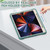 For iPad Pro 12.9 2022 / 2021 3-Layer Protection  Screen Frame + PC + Silicone Shockproof Combination Tablet Case with Holder(Emerald Green)