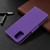 For Galaxy A71 Litchi Texture Pure Color Horizontal Flip PU Leather Case with Holder & Card Slots & Wallet & Lanyard(Purple)