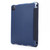 For iPad Pro 12.9 2022 / 2021 Multi-folding Horizontal Flip PU Leather + Shockproof Airbag TPU Tablet Case with Holder & Pen Slot & Wake-up / Sleep Function(Dark Blue)