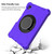 For Lenovo M10 Plus TB-X606F Spider King EVA Protective Case with Adjustable Shoulder Strap & Holder(Purple)