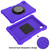 For Lenovo M10 Plus TB-X606F Spider King EVA Protective Case with Adjustable Shoulder Strap & Holder(Purple)