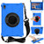 For Lenovo Tab P11 TB-J606F / XiaoXin Pad 11 Spider King EVA Protective Case with Adjustable Shoulder Strap & Holder(Blue)